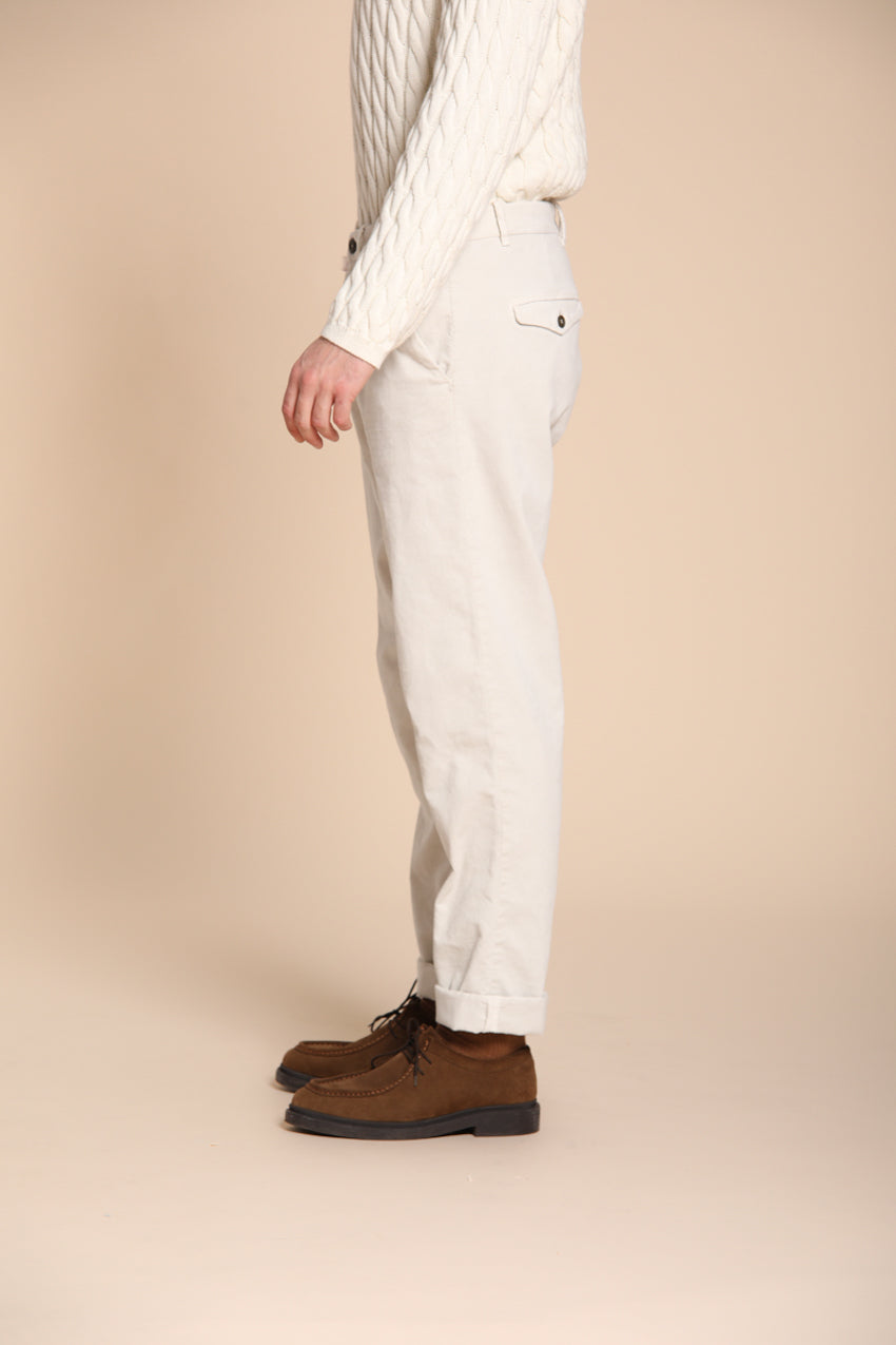 Chinos pantalon chino homme en velours 1000 côtes relaxed fit