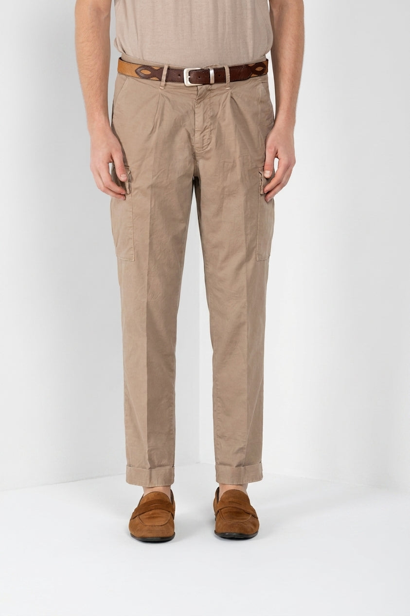 Cargo pantalon cargo homme en twill léger stretch relaxed fit