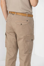 Cargo pantalon cargo homme en twill léger stretch relaxed fit