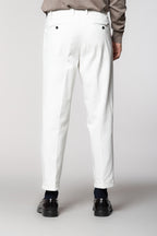 Don Johnson 2 Pinces pantalone chino uomo in bull carrot fit