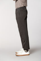 Don Johnson 2 Pinces pantalone chino uomo in bull carrot fit