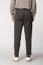 Don Johnson 2 Pinces pantalone chino uomo in bull carrot fit