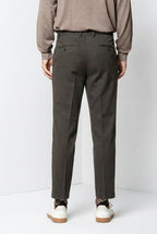 Don Johnson 2 Pinces pantalon chino homme en bull carrot fit
