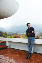 Don Johnson 2 Pinces pantalone chino uomo in velluto 500 righe carrot fit