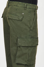 Chile Herren-Cargohose aus Gabardine mit carrot fit