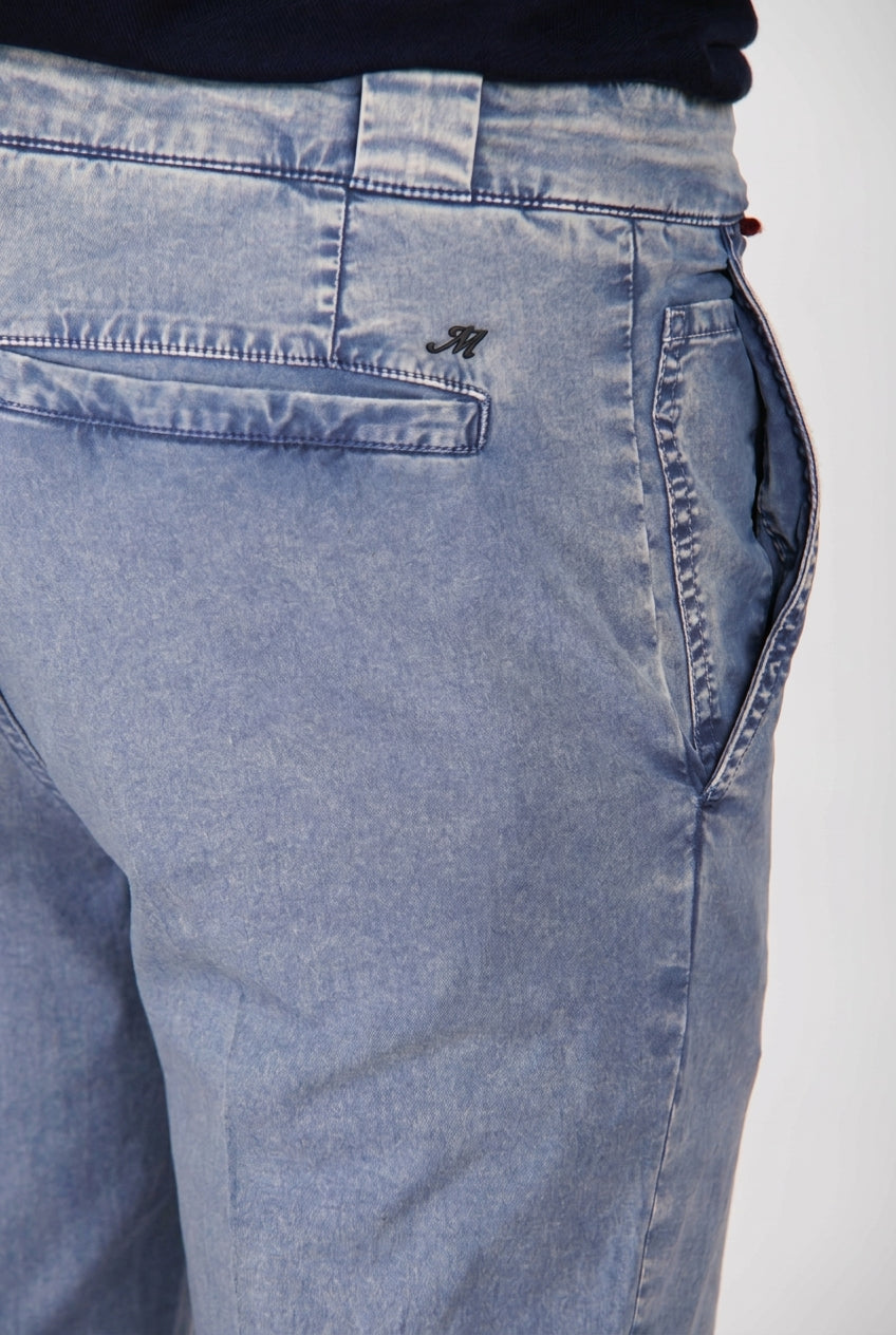 Madison M74 pantalon chino homme en twill léger stretch carrot fit