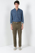 Chile M74 men's cargo pants in slub panama relaxed fit ①