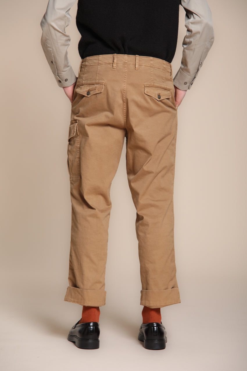 Foto 6 San Juan M74 pantalone cargo uomo in gabardina relaxed fit