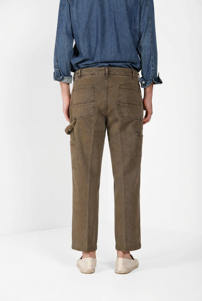 Dallas M74 pantalon cargo homme en bull stretch relaxed fit ①