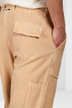 Cuba Work M74 pantalon cargo homme en coton flammè relaxed fit ①