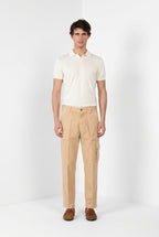 Cuba Work M74 pantalon cargo homme en coton flammè relaxed fit ①