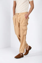 Cuba Work M74 pantalon cargo homme en coton flammè relaxed fit ①