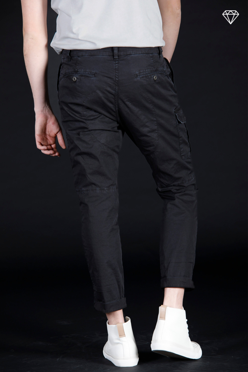 George Coolpocket pantalone cargo uomo in cotone pima leggero ltd carrot fit ①