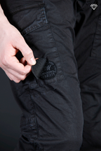 George Coolpocket pantalon cargo homme en coton pima léger logo edition carrot fit ①