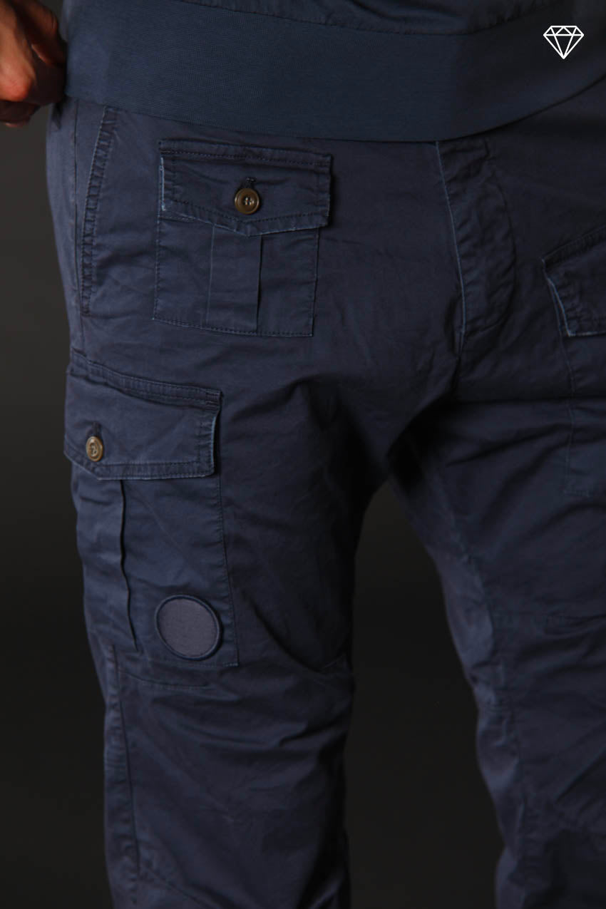 George Coolpocket pantalon cargo homme en coton pima léger logo edition carrot fit ①