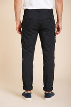 George Coolpocket pantalon cargo homme en twill léger stretch Logo Edition carrot fit ①