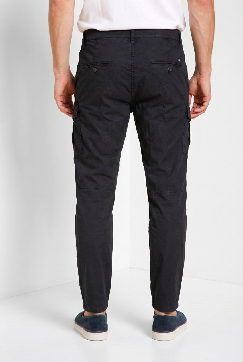 George Coolpocket Hose Cargo Herren aus leichtem Stretch Twill Logo Edition carrot fit ①
