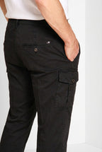 George Coolpocket Hose Cargo Herren aus leichtem Stretch Twill Logo Edition carrot fit ①