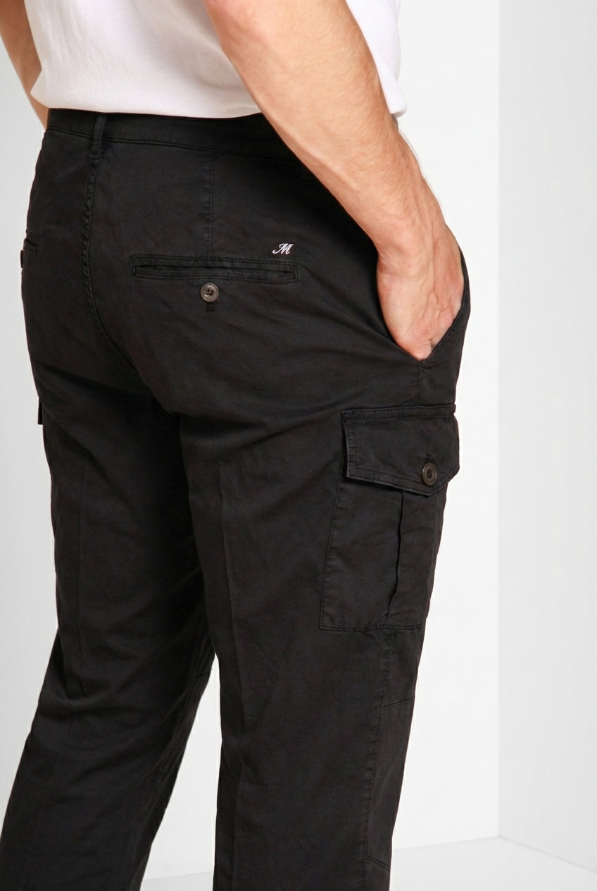 George Coolpocket Hose Cargo Herren aus leichtem Stretch Twill Logo Edition carrot fit ①