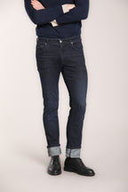 Foto 1 Harris pantalone 5 tasche uomo in denim stretch slim fit