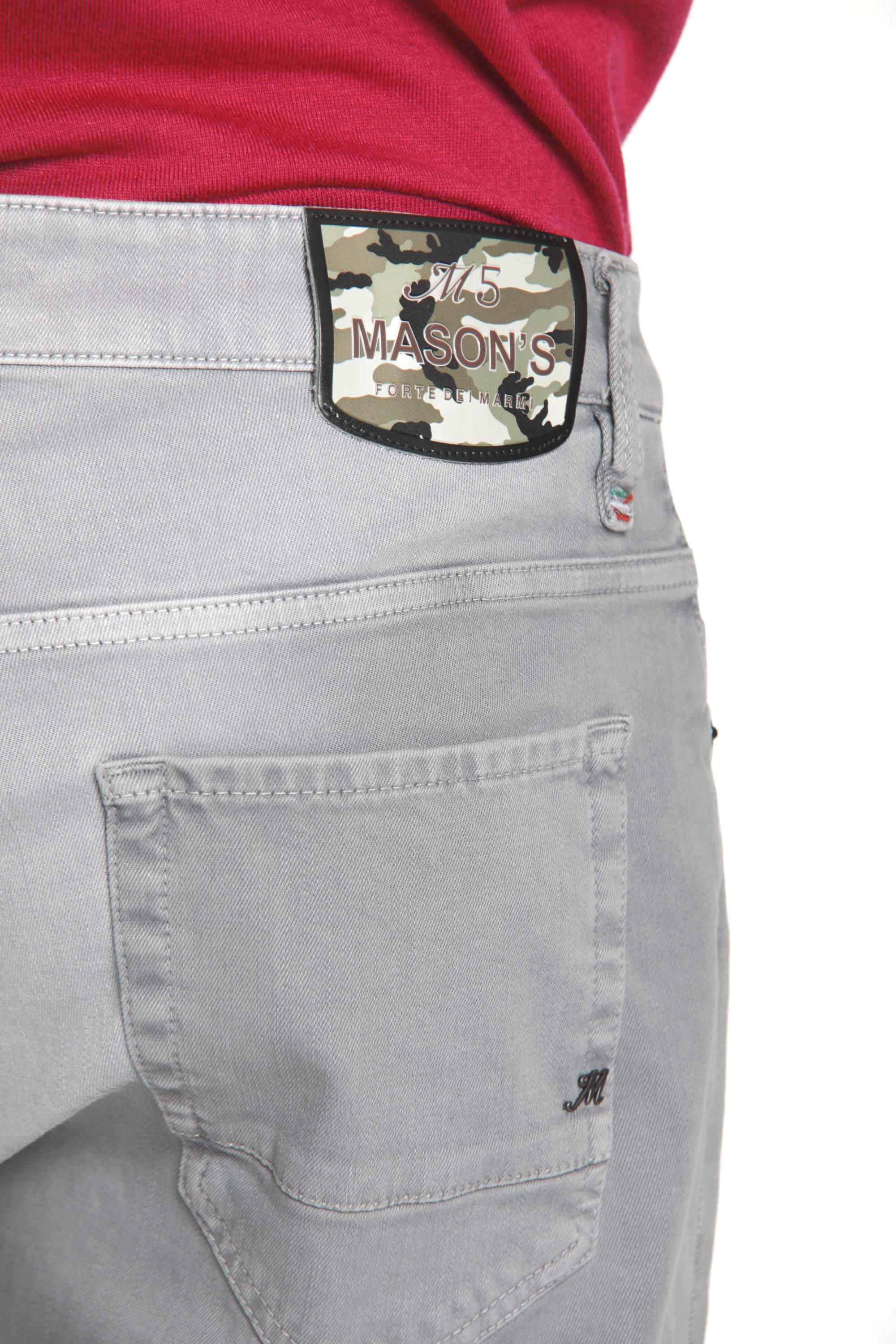 Harris 5-Pocket Herrenhose aus Denim und Gabardine mit schlanken Details