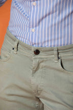 Harris pantalon 5 poches homme en gabardine à motif camouflage slim fit