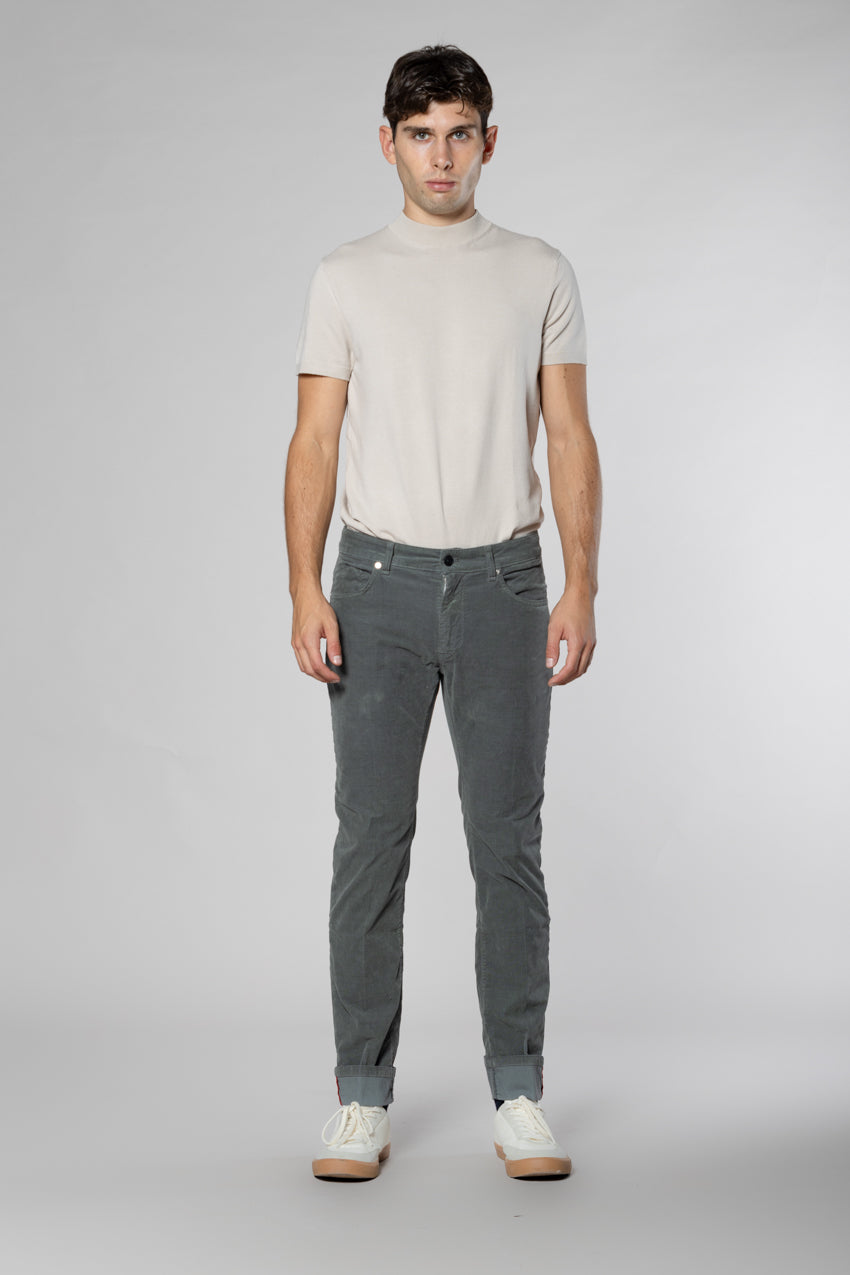 Harris pantalon 5 poches homme en velours 1000 côtes slim fit