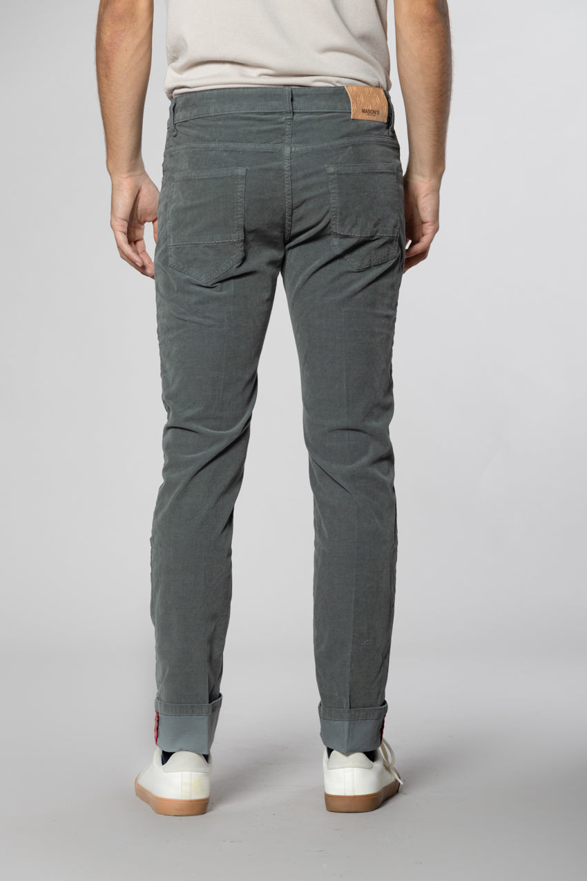 Harris pantalon 5 poches homme en velours 1000 côtes slim fit