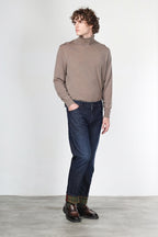 Harris Men's 5-Pocket Pants in Prince of Wales Denim Regular Fit