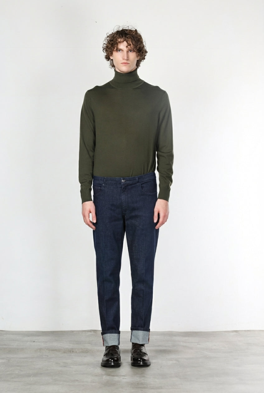 Harris pantalon 5 poches homme en techno denim stretch carrot fit