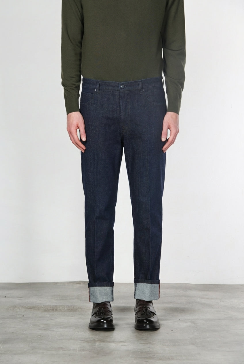 Harris pantalon 5 poches homme en techno denim stretch carrot fit