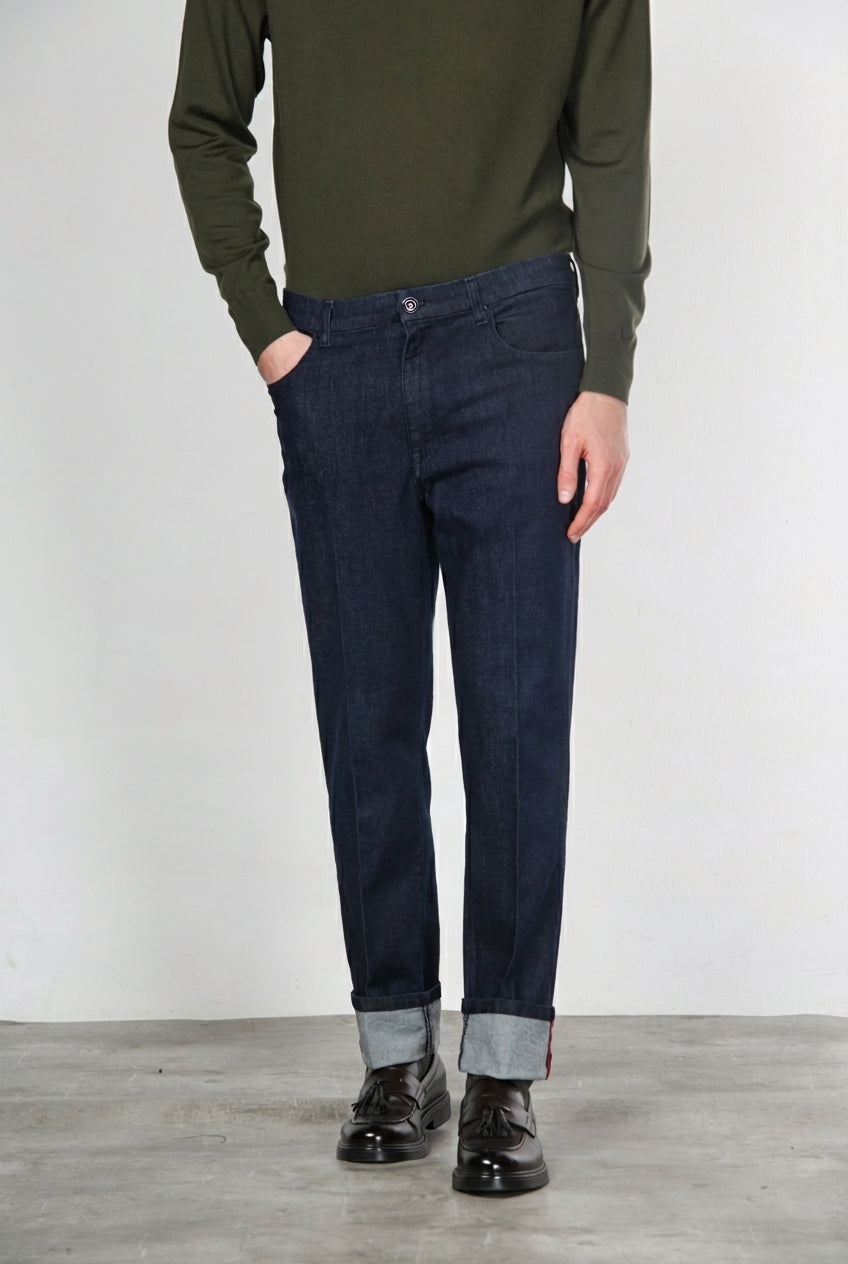 Harris pantalon 5 poches homme en techno denim stretch carrot fit