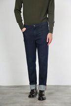 Harris pantalon 5 poches homme en techno denim stretch carrot fit