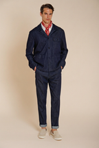 Work men's overshirt jacket in denim