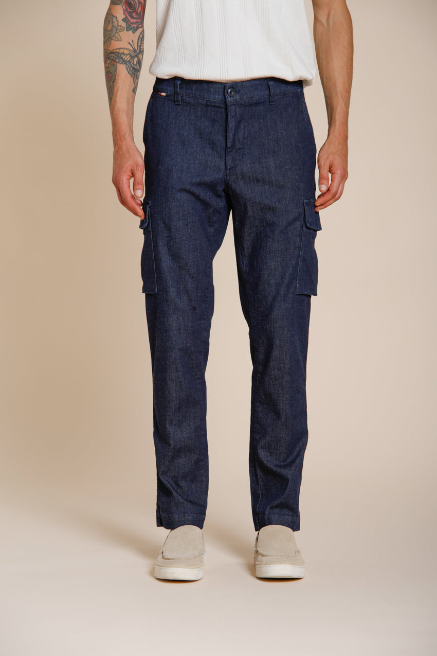 Chile men's cargo pants in denim regular fit
