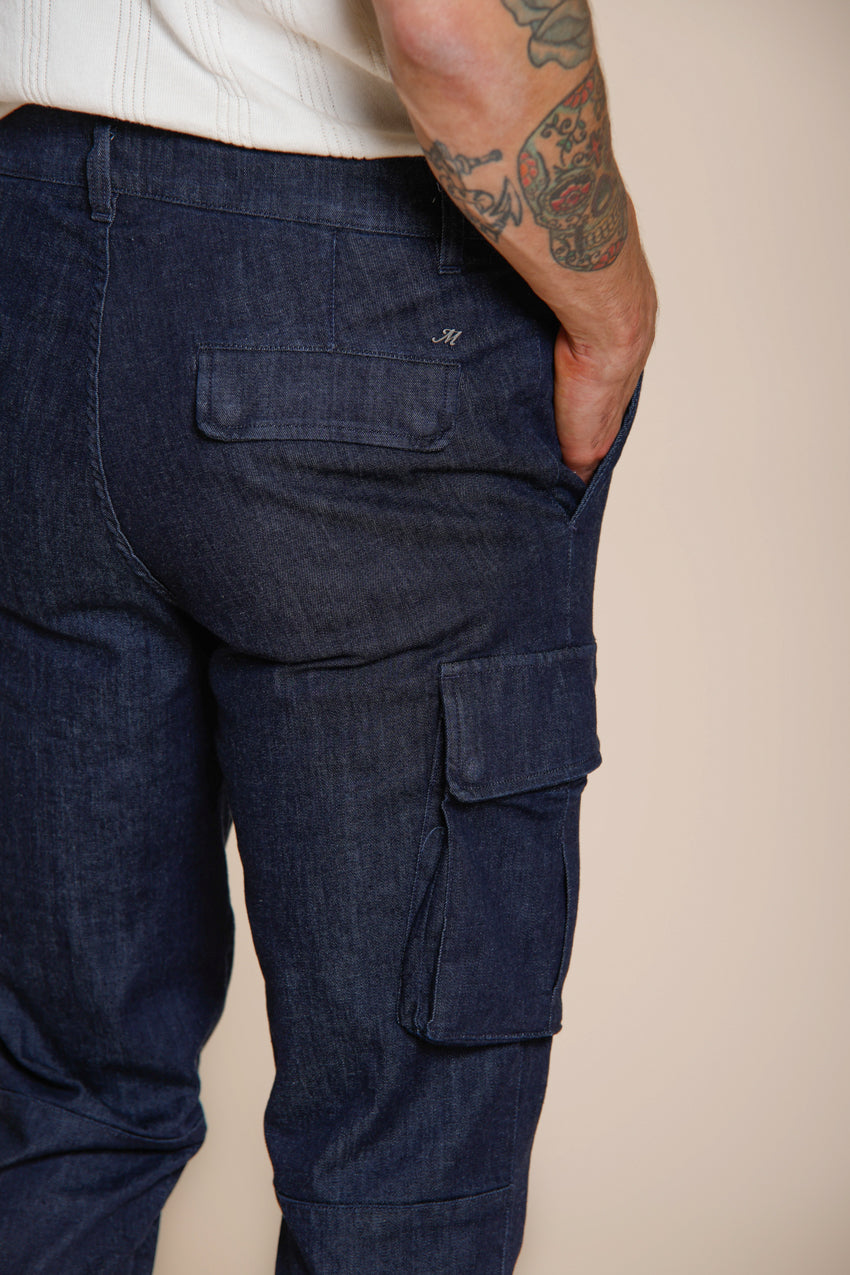 Chile men's cargo pants in denim regular fit