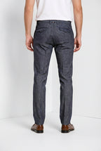 Milano men's chino pants in denim extra slim fit