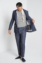 Milano pantalone chino uomo in denim extra slim fit