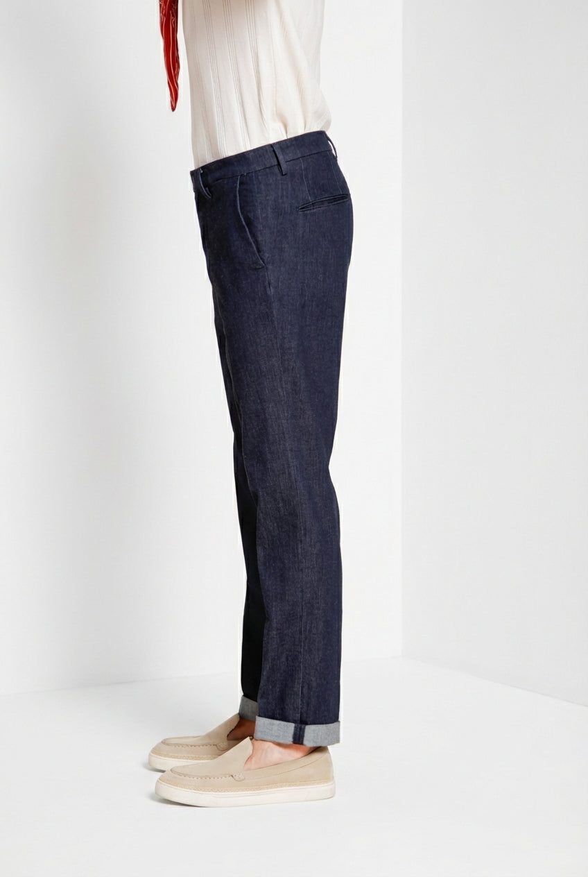 Boston Hose Chino Herren aus Denim relaxed fit