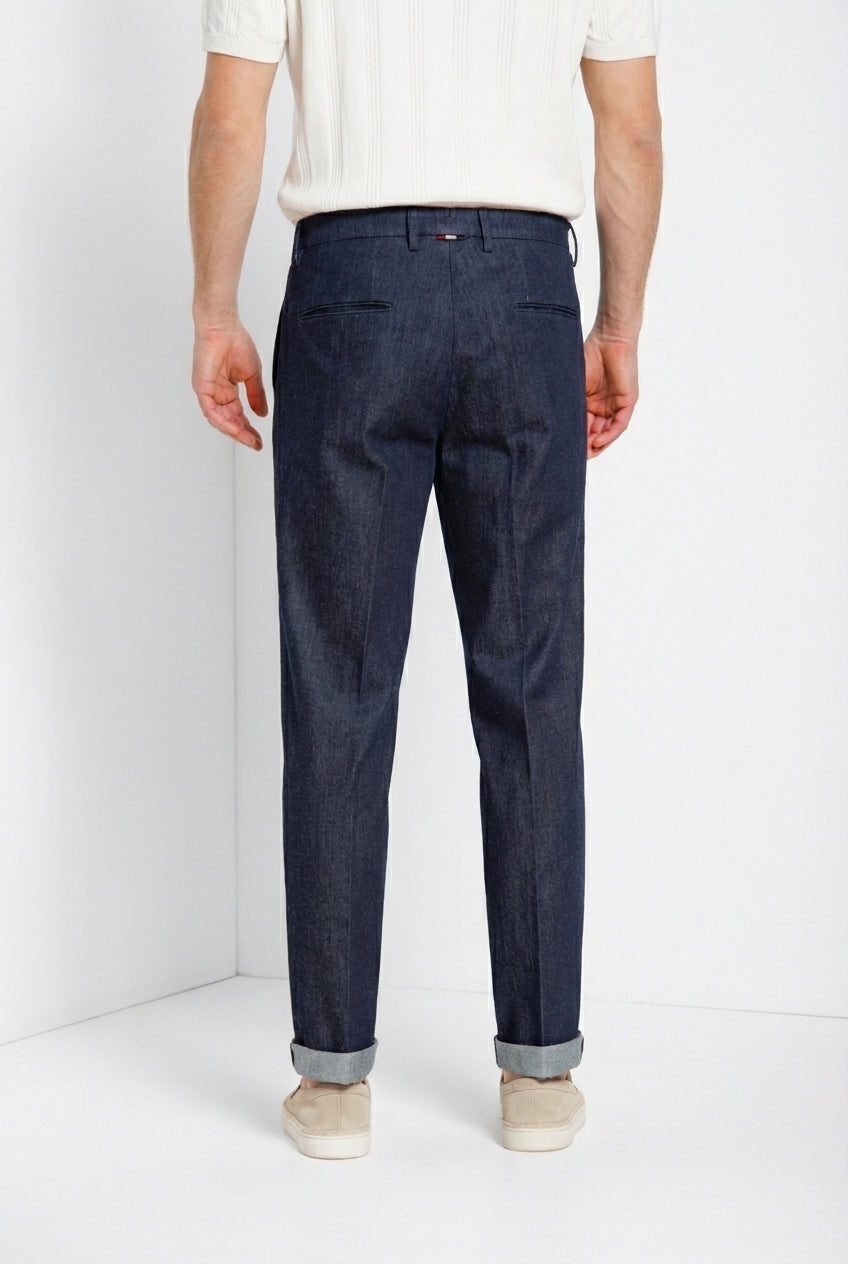 Boston Hose Chino Herren aus Denim relaxed fit