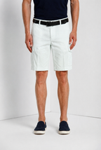 Chile bermuda cargo homme en satin stretch slim fit ①