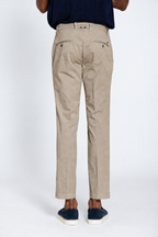 Milano men's chino pants in stretch gabardine extra slim fit ①