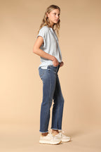 Olivia Damen 5-Taschen-Jeans in Stretch-Denim mit Trompeten-Saum Slim Fit