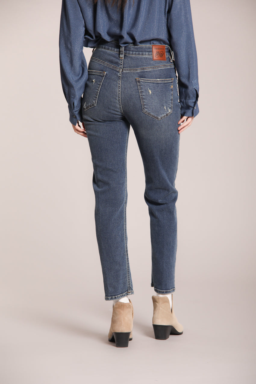 Foto 4 Agnes pantalone 5 tasche donna in denim stretch slim fit