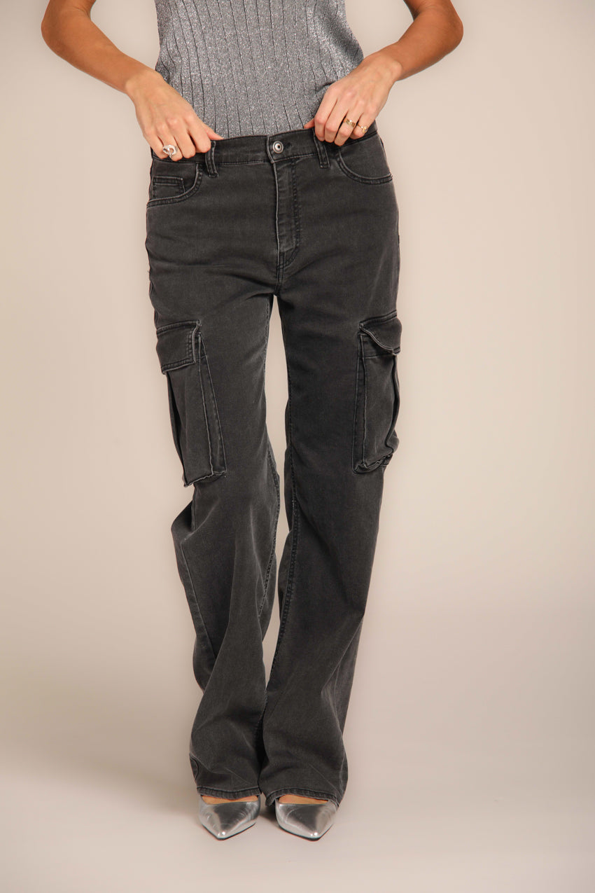 Victoria Seven pantalon pour femmes avec 5 poches en denim stretchà coupe straight