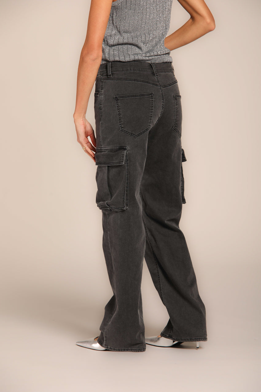 Victoria Seven pantalon pour femmes avec 5 poches en denim stretchà coupe straight