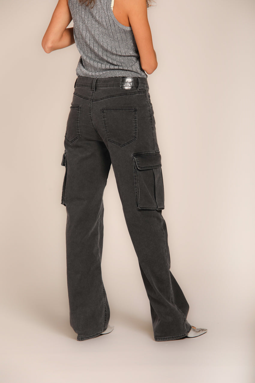 Victoria Seven pantalon pour femmes avec 5 poches en denim stretchà coupe straight