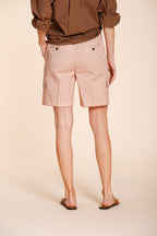 Chile women's cargo bermuda in lightweight stretch twill slim fit