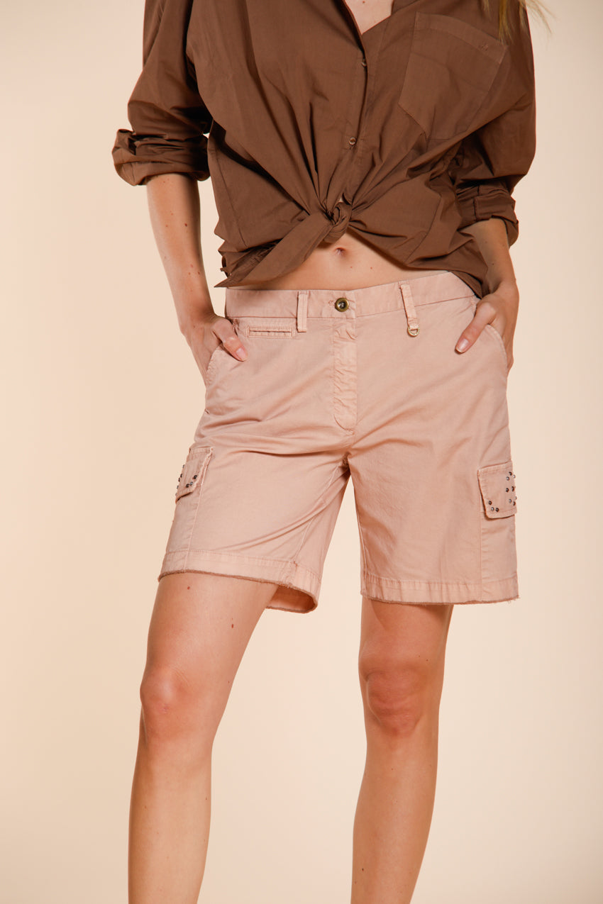 Chile Bermuda Cargo Damen aus leichtem Stretch-Twill slim fit