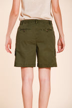 Chile Damen Cargo Bermuda aus leichtem Stretch-Twill slim fit